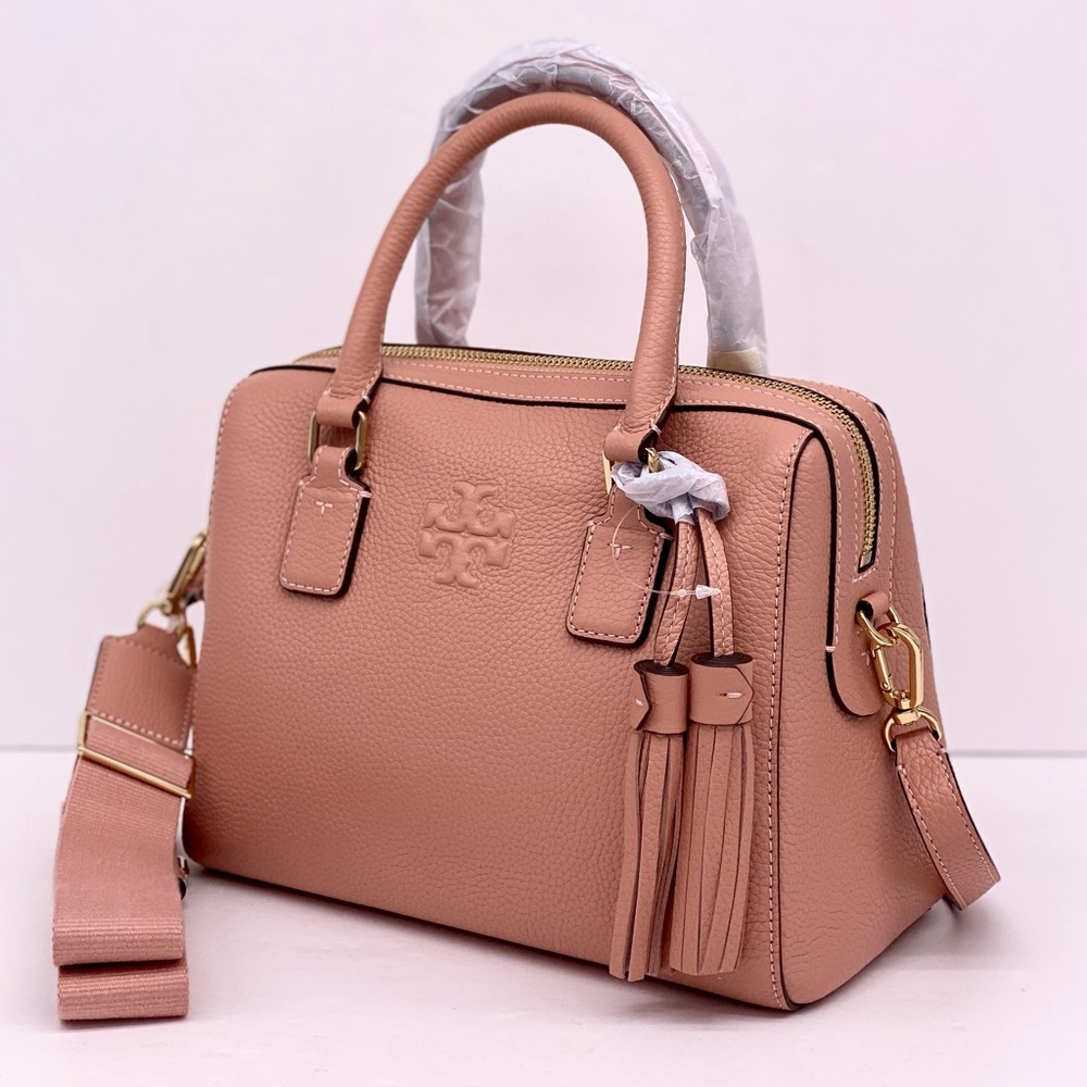 NeW! Tory Burch Thea Web Small Satchel Crossbody